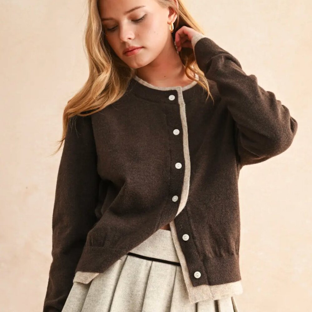 Cardigan Front Button